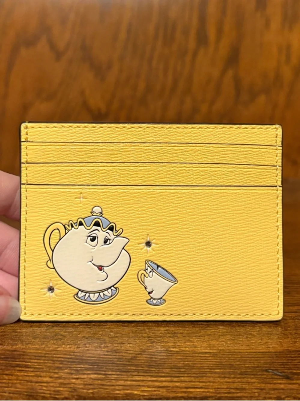 NWT-Disney x Kate Spade-SET-Beauty & Beast-Zip Wristlet & Small Card Holder-$288